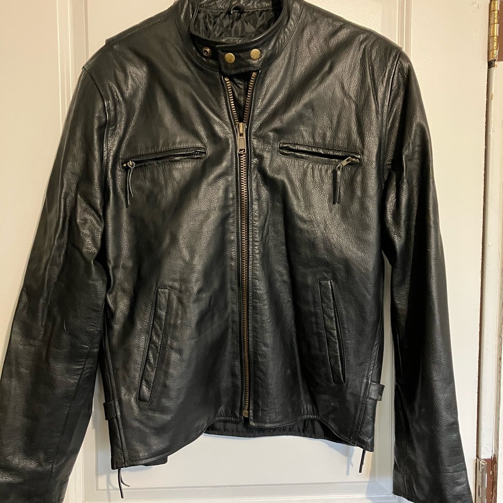 Men’s motorcycle jacket, size medium